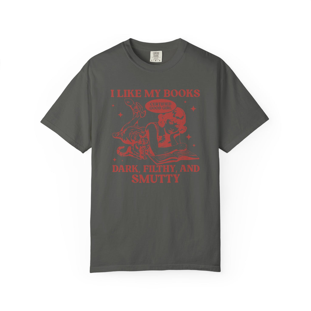 I Like My Books Spicy Comfort Colors T-shirt
