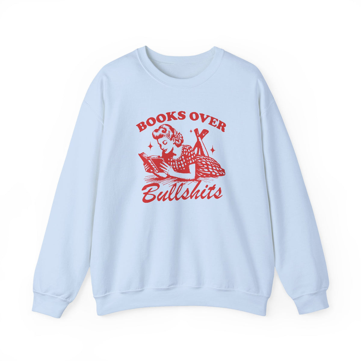 Books Over BS Crewneck Sweatshirt