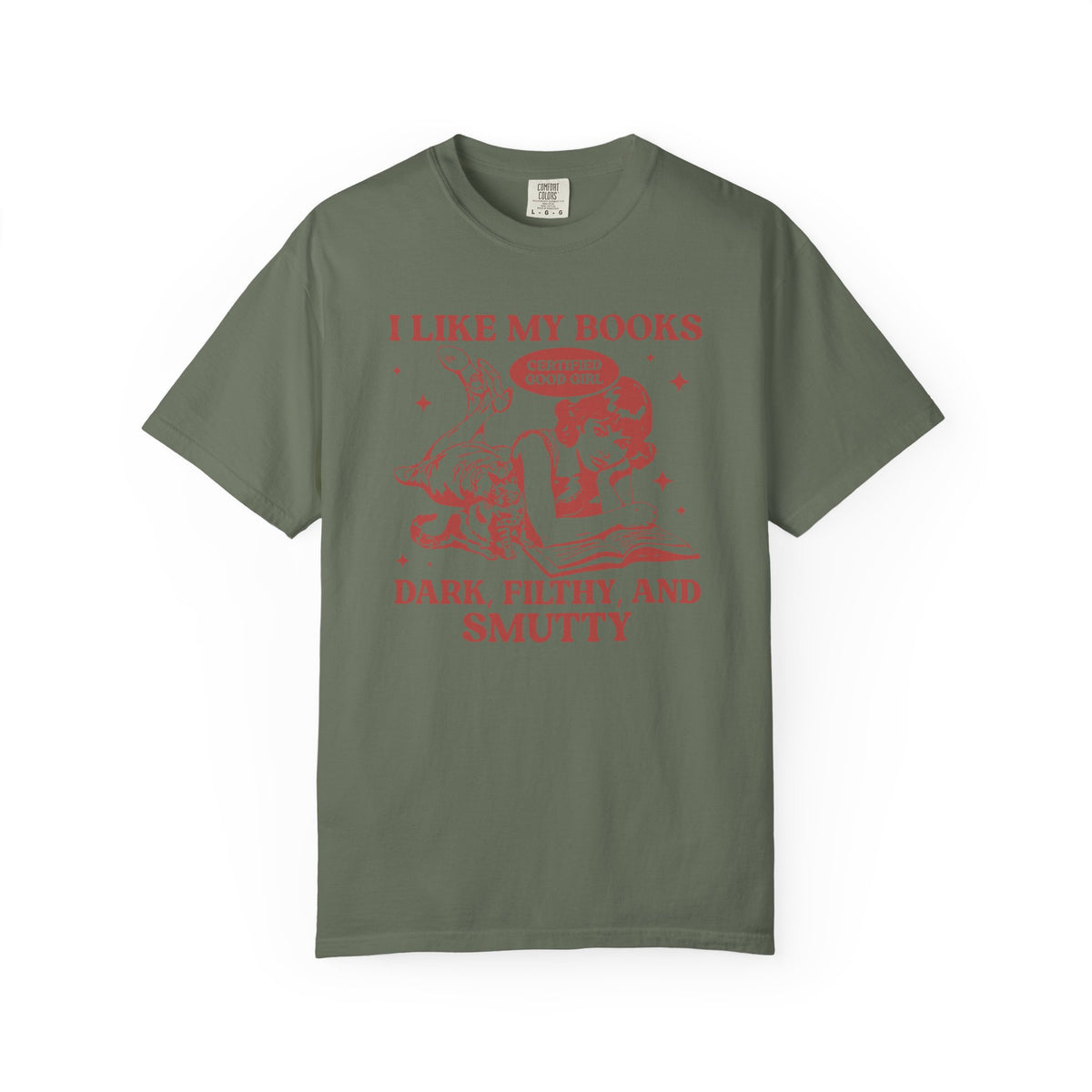 I Like My Books Spicy Comfort Colors T-shirt