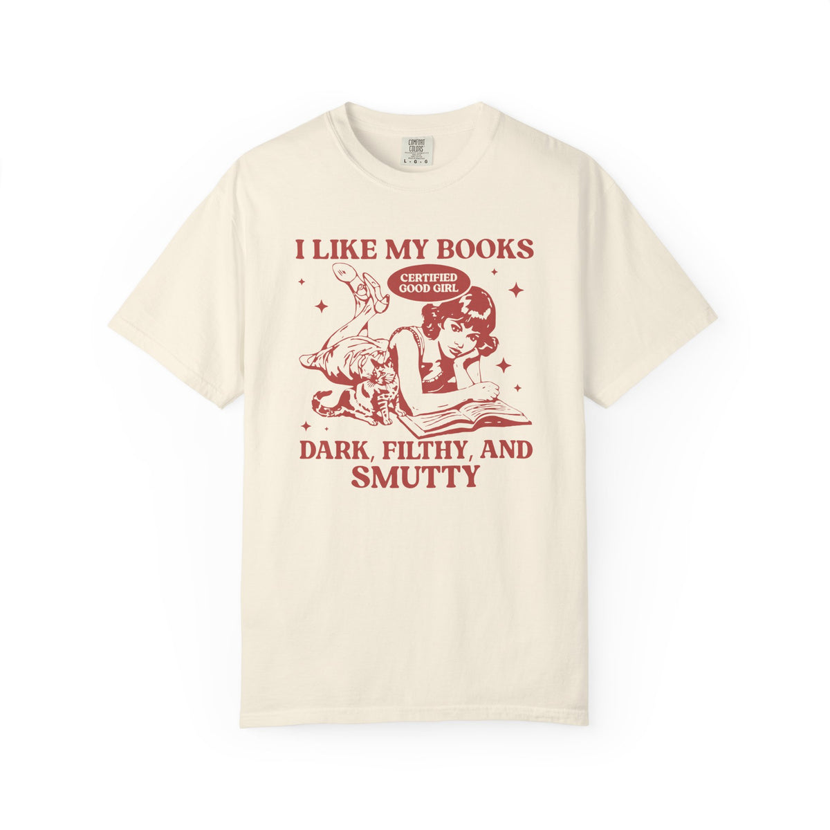 I Like My Books Spicy Comfort Colors T-shirt