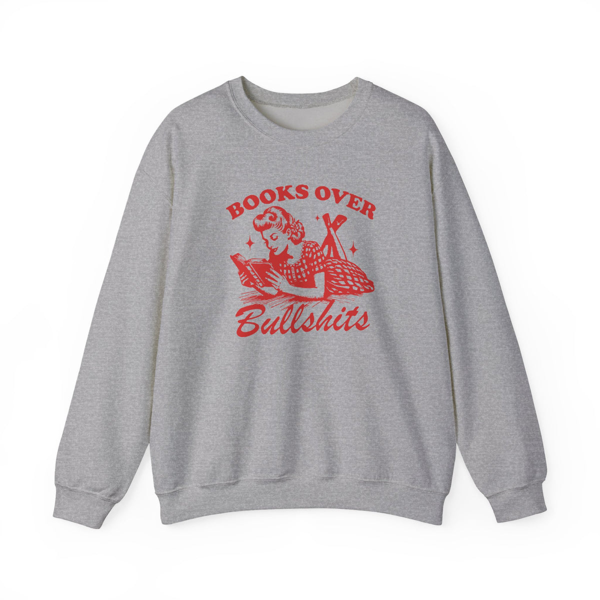 Books Over BS Crewneck Sweatshirt