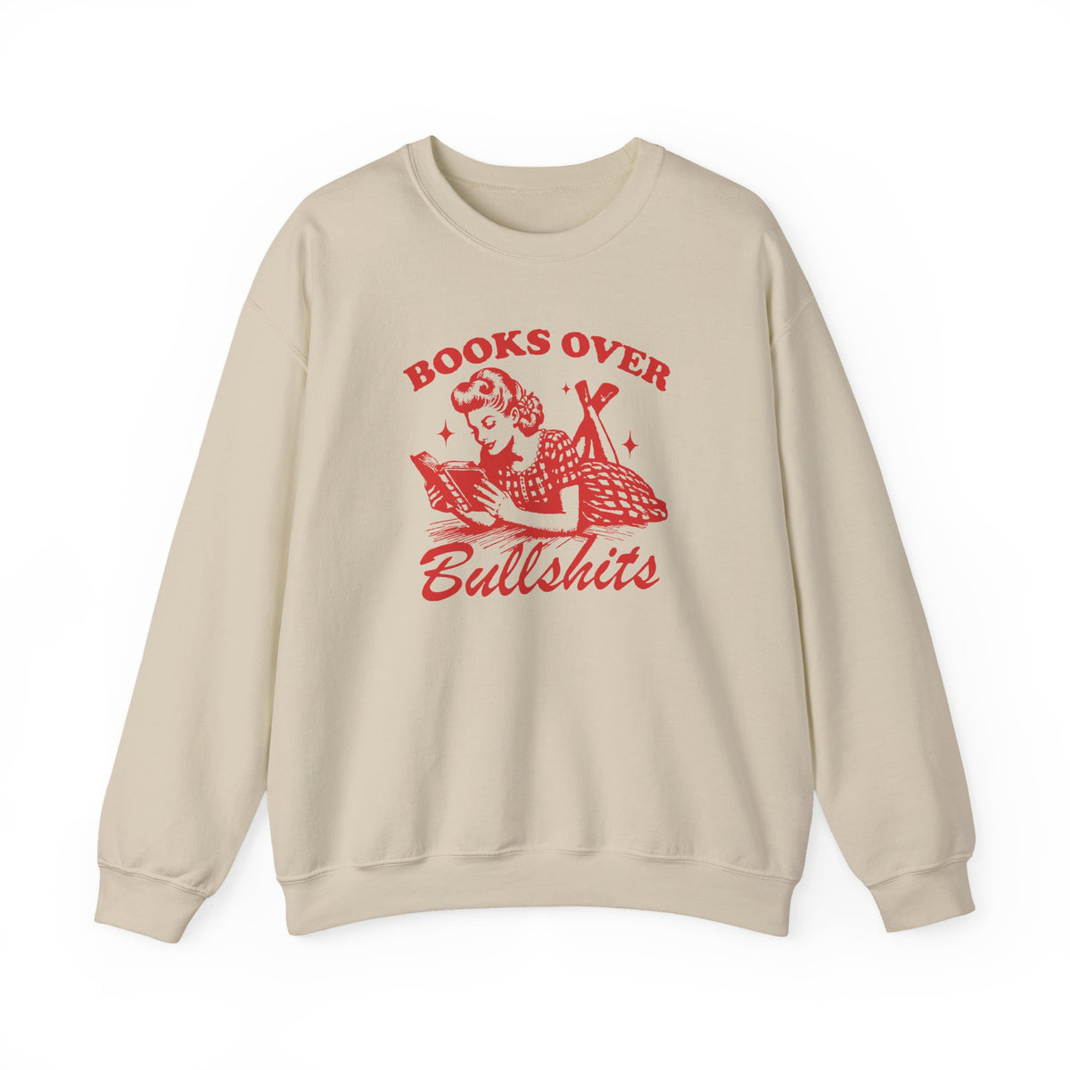Books Over BS Crewneck Sweatshirt
