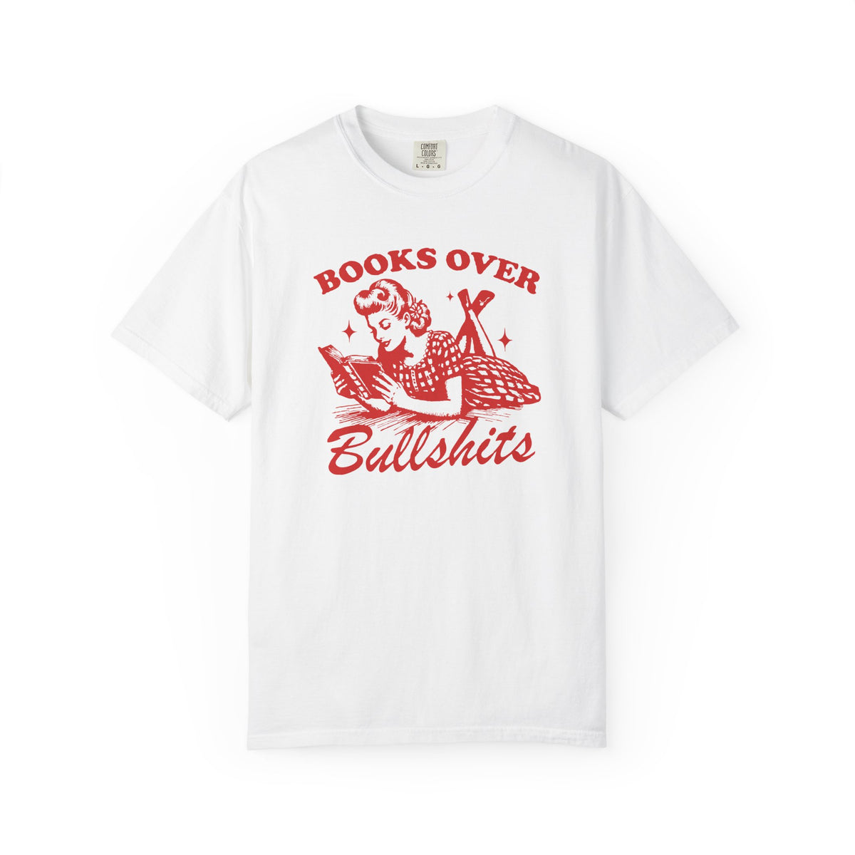 Books Over Bullshit Comfort Colors T-shirt