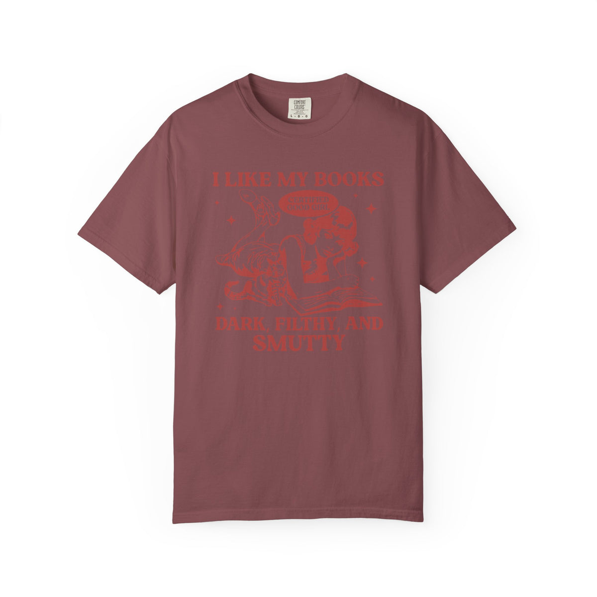 I Like My Books Spicy Comfort Colors T-shirt