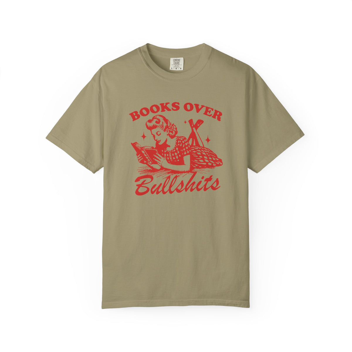 Books Over Bullshit Comfort Colors T-shirt