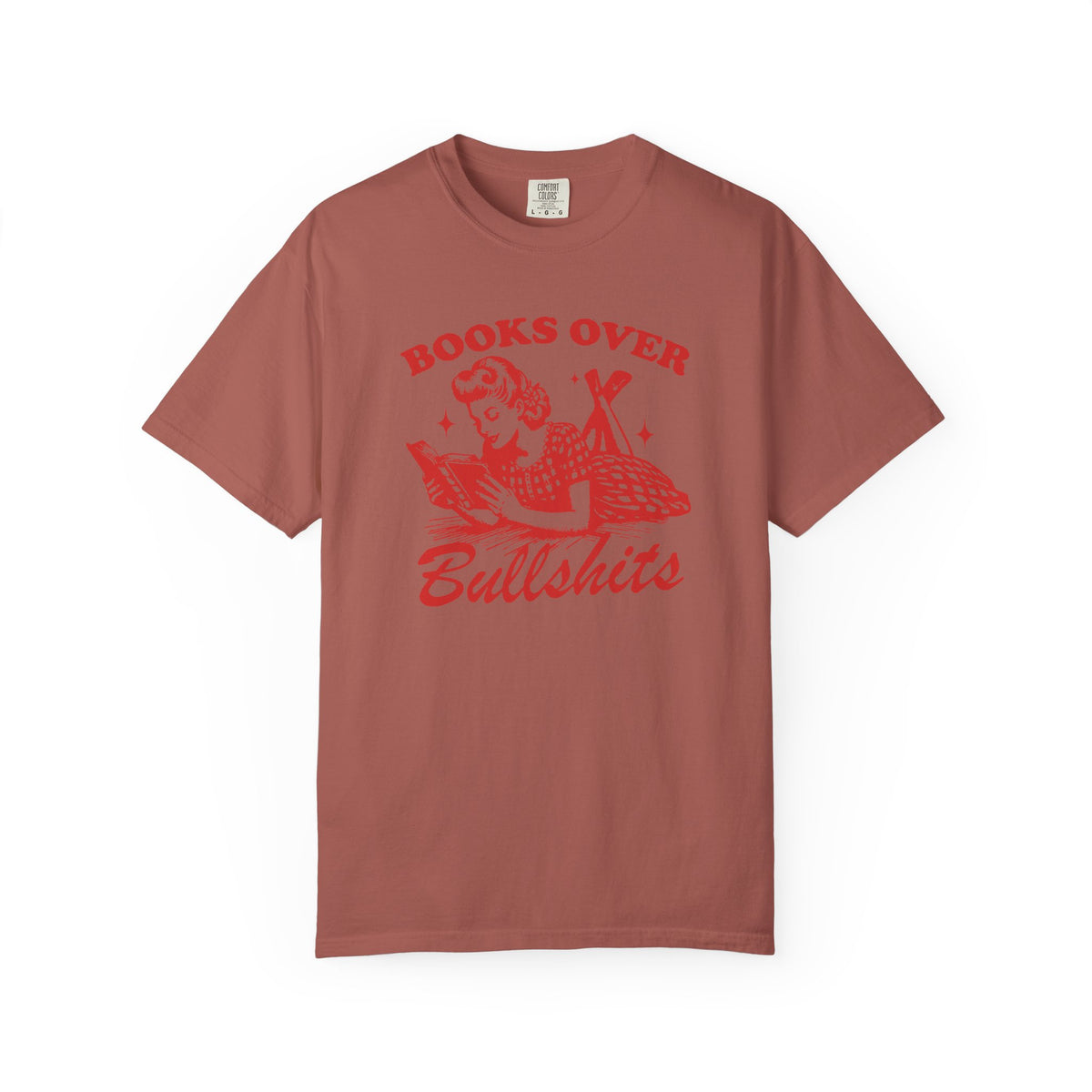 Books Over Bullshit Comfort Colors T-shirt