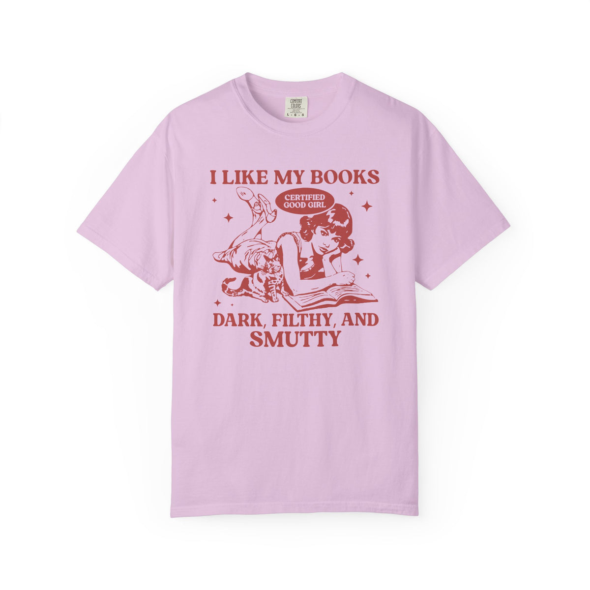 I Like My Books Spicy Comfort Colors T-shirt