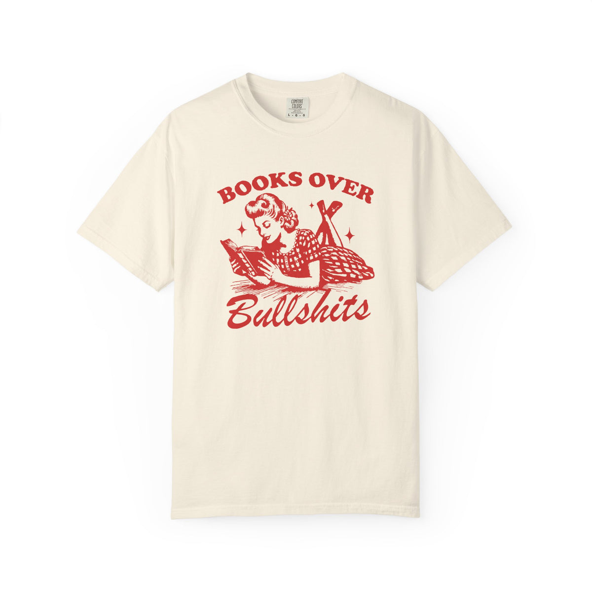 Books Over Bullshit Comfort Colors T-shirt