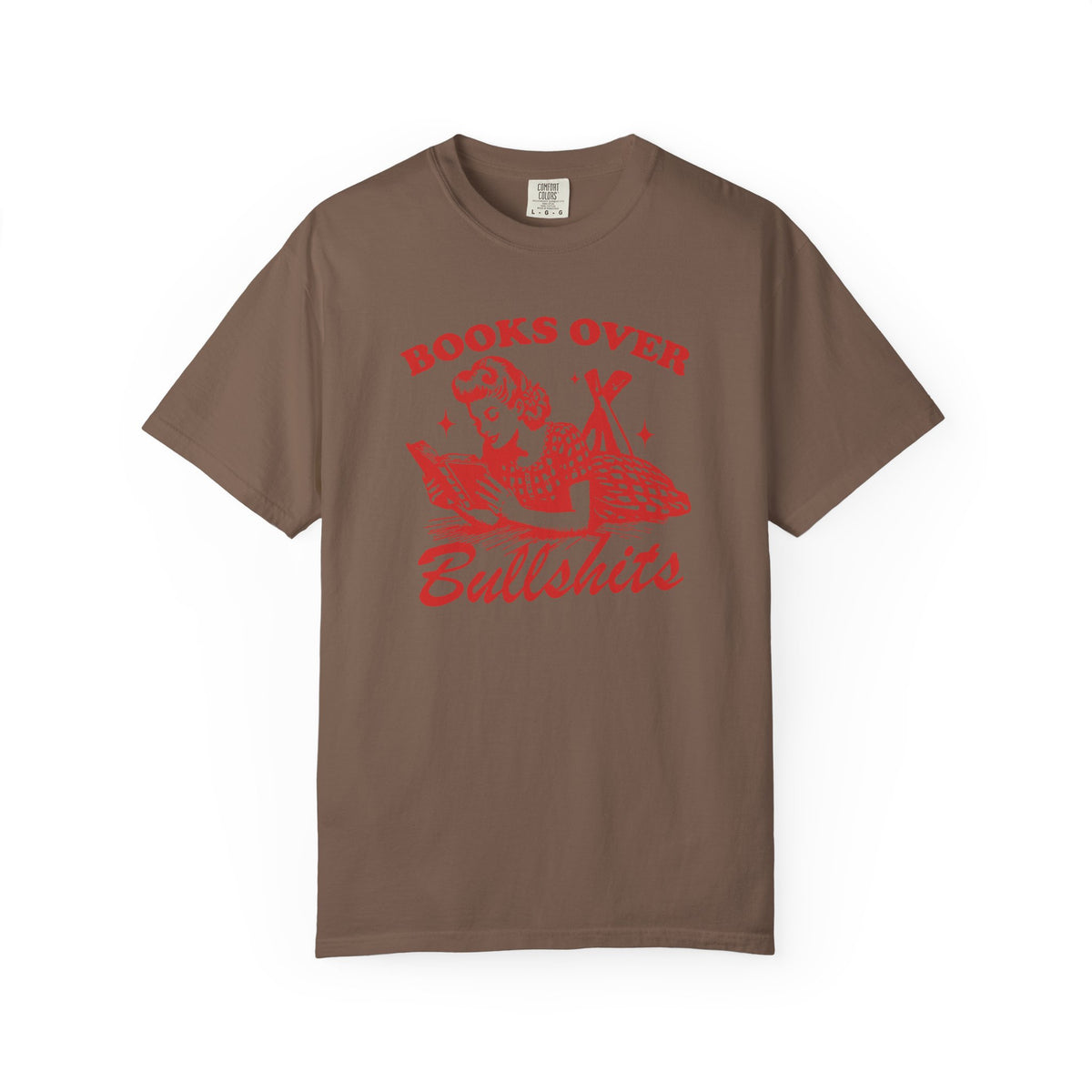 Books Over Bullshit Comfort Colors T-shirt