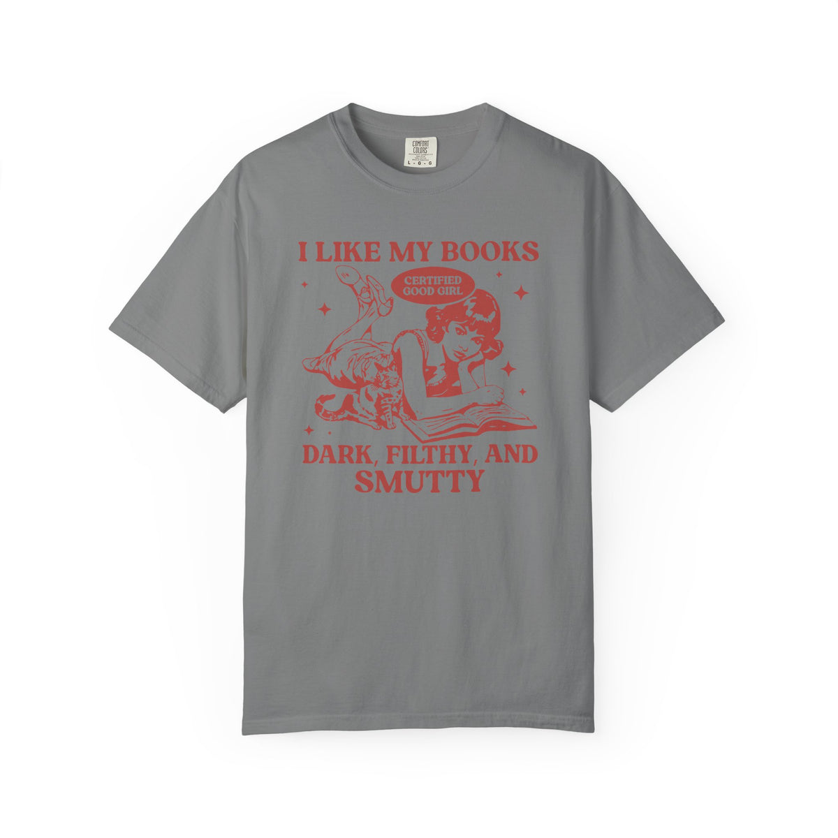 I Like My Books Spicy Comfort Colors T-shirt