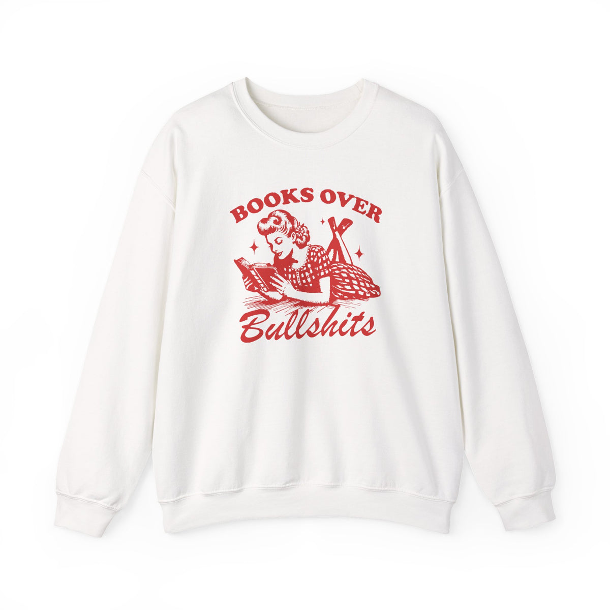 Books Over BS Crewneck Sweatshirt