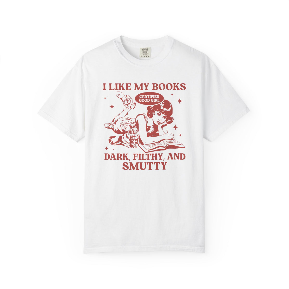 I Like My Books Spicy Comfort Colors T-shirt