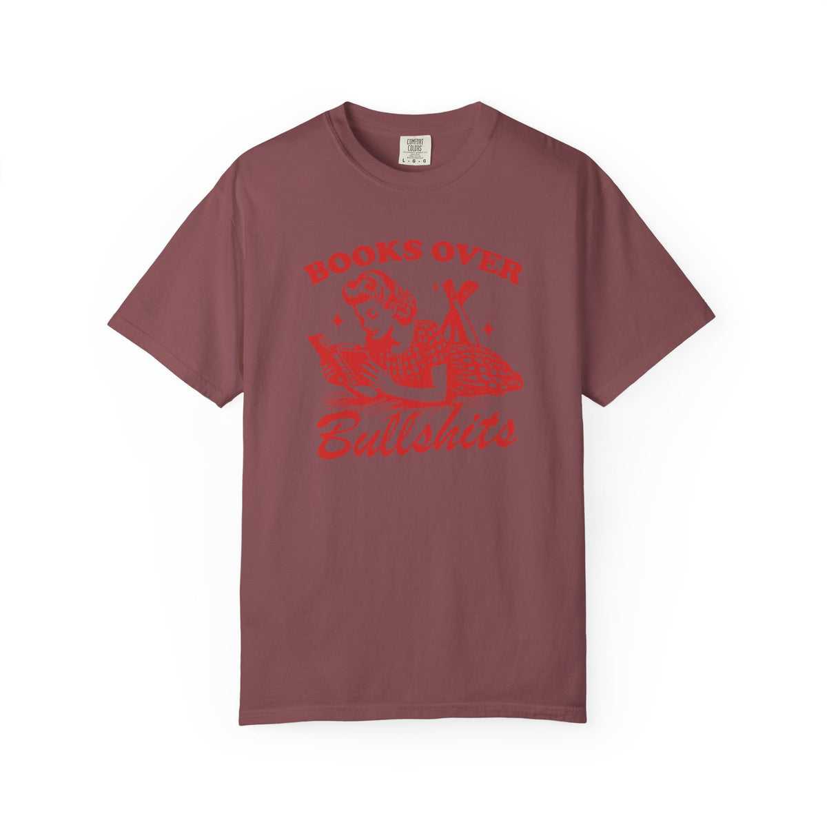 Books Over Bullshit Comfort Colors T-shirt