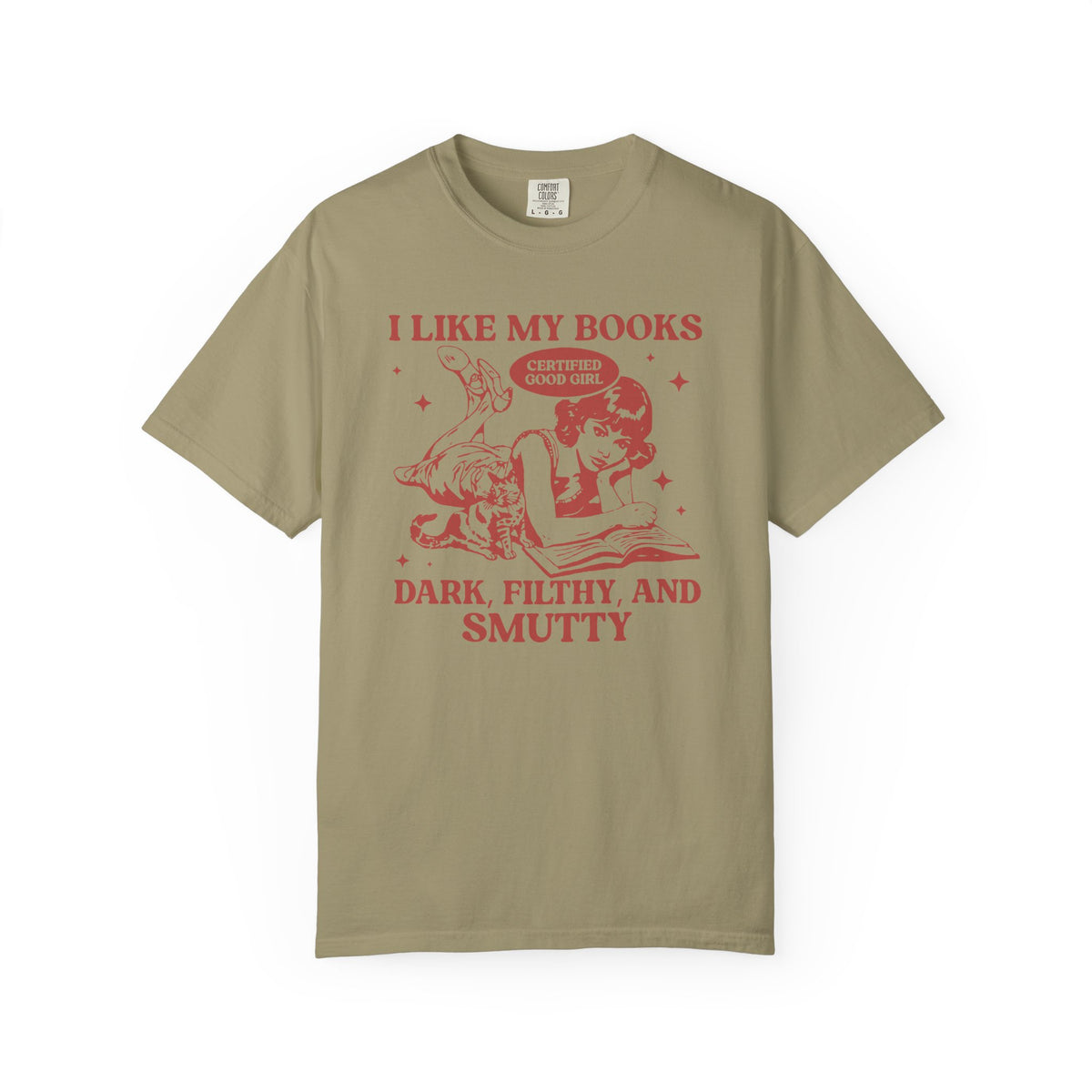 I Like My Books Spicy Comfort Colors T-shirt