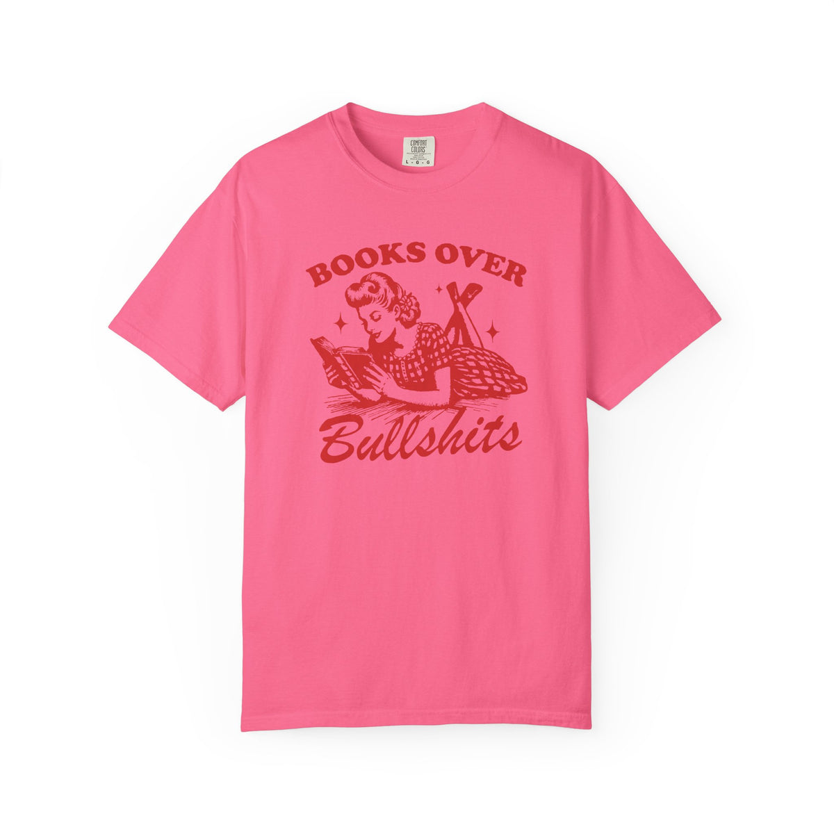 Books Over Bullshit Comfort Colors T-shirt