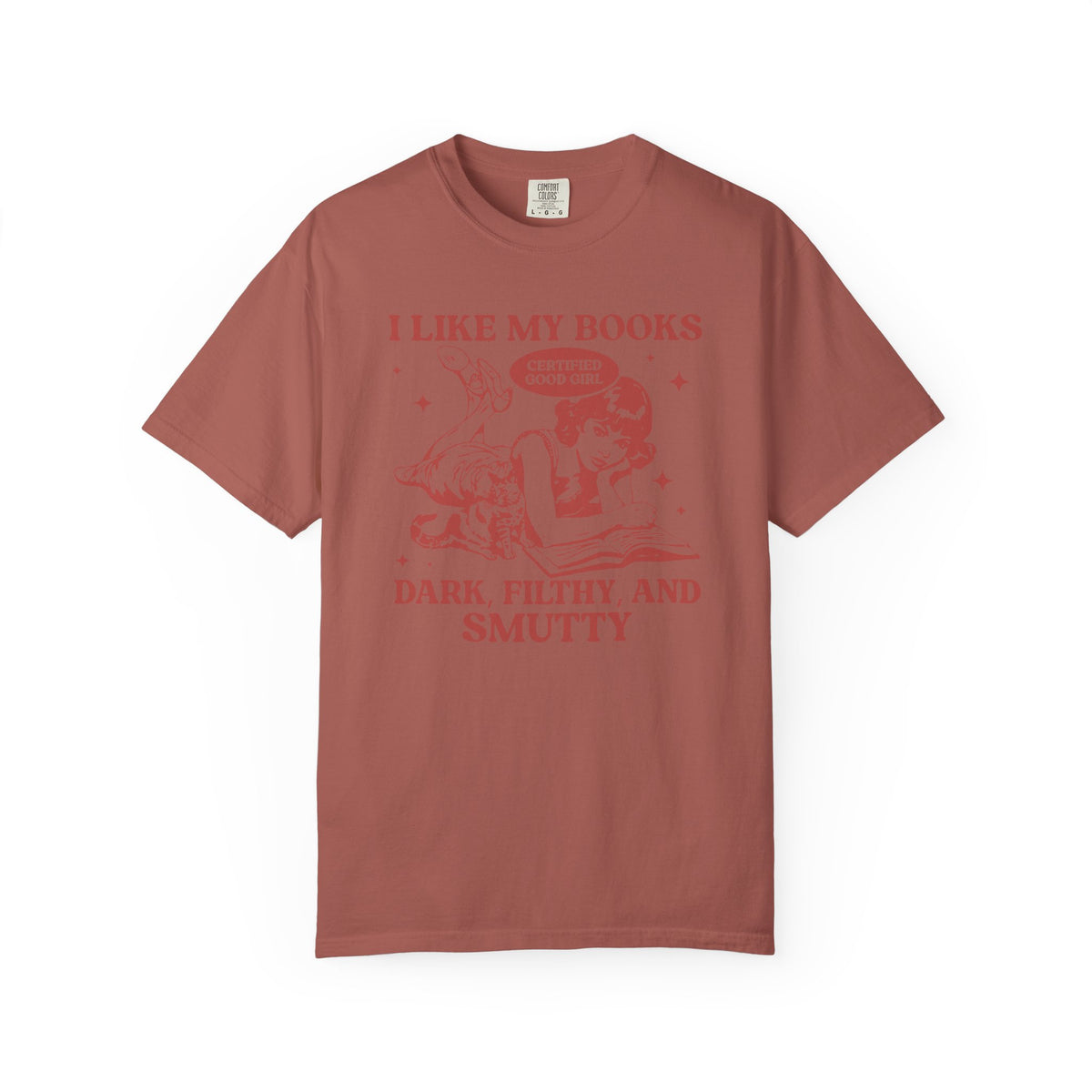 I Like My Books Spicy Comfort Colors T-shirt
